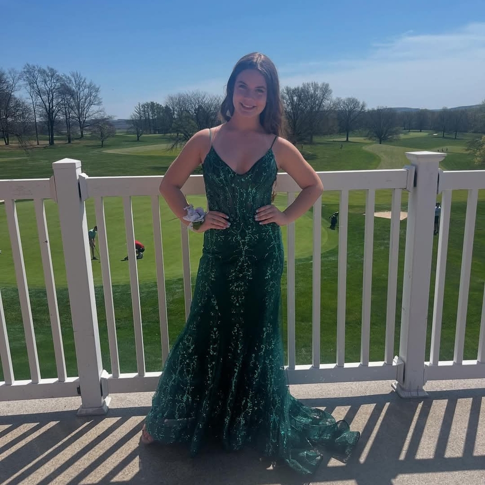 Elegant Green Gown